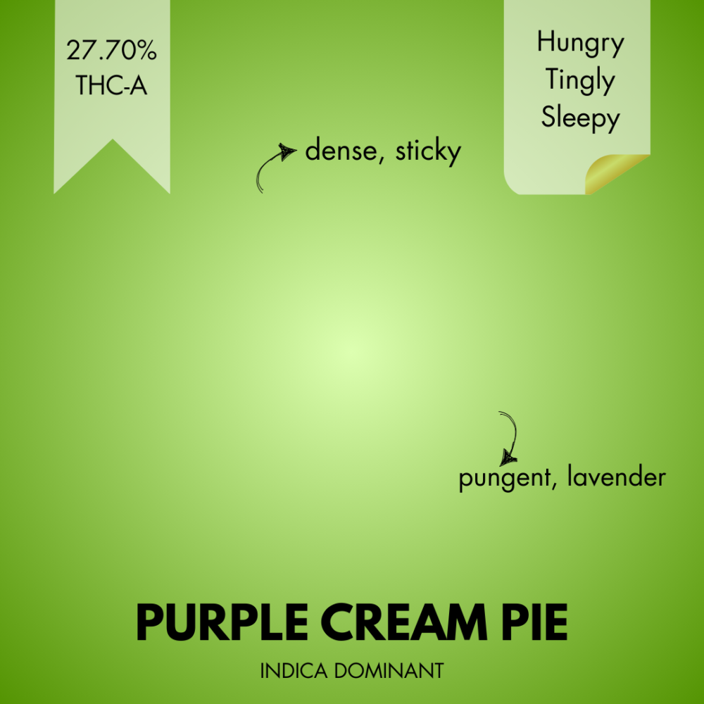 PURPLE CREAM PIE